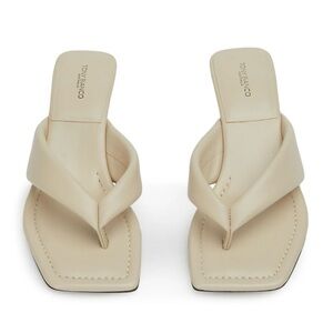 Tony Bianco Tropic Heels in Vanilla Nappa